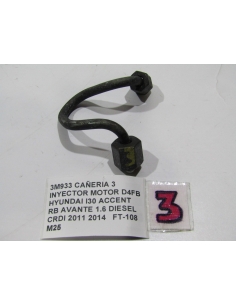 CAÑERIA 3 INYECTOR MOTOR D4FB HYUNDAI I30 ACCENT RB AVANTE 1.6