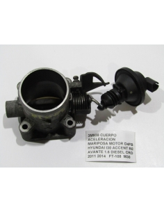 CUERPO ACELERACION MARIPOSA MOTOR D4FB HYUNDAI I30 ACCENT RB AVANTE 1.6