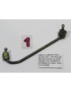 CAÑERIA RIEL INYECTOR 1 PETROLEO KIA SORENTO HYUNDAI MOTOR D4CB