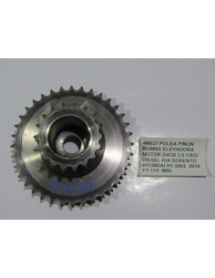 POLEA PIÑON BOMBA ELEVADORA   MOTOR D4CB 2.5 CRDI DIESEL KIA SORENTO HYUNDAI