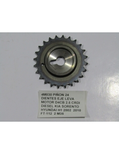 PIÑON 24 DIENTES EJE LEVA MOTOR D4CB KIA SORENTO HYUNDAI