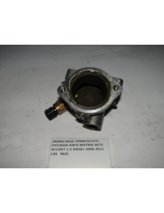 BASE TERMOSTATO  HYUNDAI D4FA MATRIX GETZ ACCENT 1.5 DIESEL 2006 2011