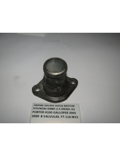 SALIDA AGUA MOTOR HYUNDAI D4BH 2.5 DIESEL H1 GALLOPER 2005 2009