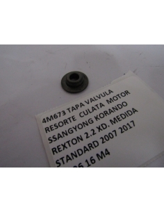 TAPA VALVULA RESORTE  CULATA  MOTOR SSANGYONG KORANDO REXTON 2.2 XD. MEDIDA STANDARD 2007 2017