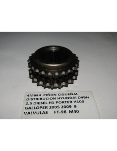 PIÑON CIGUEÑAL  DISTRIBUCION HYUNDAI D4BH 2.5 DIESEL H1 PORTER H100 GALLOPER 2005 2009