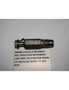 VALVULA RETORNO  RIEL INYECCION MITSUBISHI L200 2005 2013 MOTOR 4D56U
