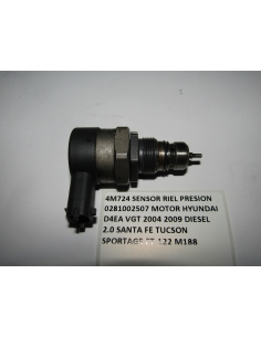 SENSOR RIEL PRESION 0281002507 MOTOR HYUNDAI D4EA VGT 2004 2009