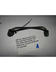 CAÑERIA INYECTOR 1 RIEL MOTOR HYUNDAI D4EA VGT 2004 2009 DIESEL 2.0