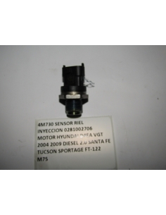 SENSOR RIEL INYECCION 0281002706 MOTOR HYUNDAI D4EA VGT 2004 2009