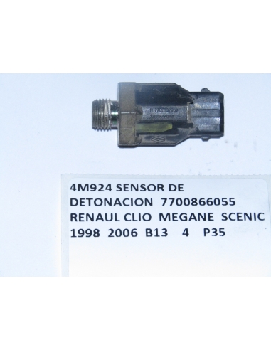 SENSOR DE DETONACION  7700866055  RENAUL CLIO  MEGANE  SCENIC  1998  2006