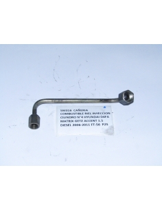 CAÑERIA COMBUSTIBLE RIEL INYECCION CILINDRO N°4 HYUNDAI D4FA MATRIX GETZ ACCENT 1.5 DIESEL 2006-2011
