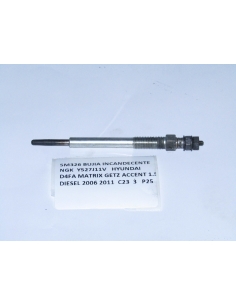 BUJIA INCANDECENTE NGK  Y527J11V  HYUNDAI D4FA MATRIX GETZ ACCENT 1.5 DIESEL 2006 2011