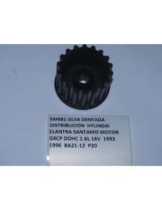 GUIA DENTADA DISTRIBUCION HYUNDAI ELANTRA SANTAMO MOTOR G4CP DOHC 1.6L 16V  1993 1996