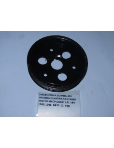 POLEA BOMBA 4PK  HYUNDAI ELANTRA SANTAMO MOTOR G4CP DOHC 1.6L 16V  1993 1996