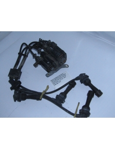 BOBINA ENCEDIDO CON CABLES BUJIAS HYUNDAI ELANTRA SANTAMO MOTOR G4CP DOHC 1.6L 16V  1993 1996