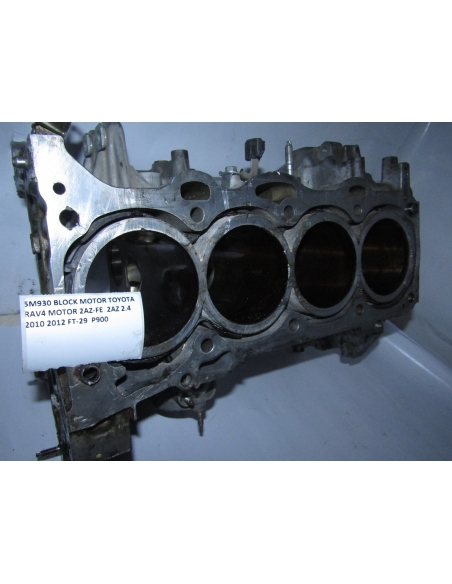 BLOCK MOTOR TOYOTA RAV4 MOTOR 2AZ-FE  2AZ 2.4 2010 2012