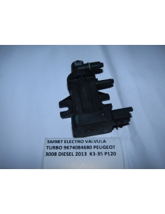 ELECTRO VALVULA TURBO 9674084680 PEUGEOT 3008 DIESEL 2013
