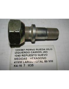 PERNO RUEDA HILO IZQUIERDO...