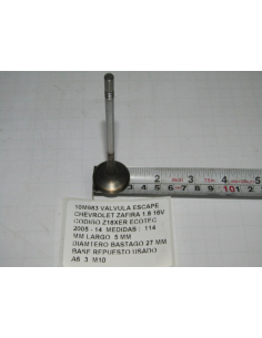 VALVULA ESCAPE CHEVROLET...
